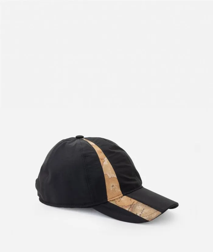 Baseball Cap Black Man Alviero Martini Scarves and Hats