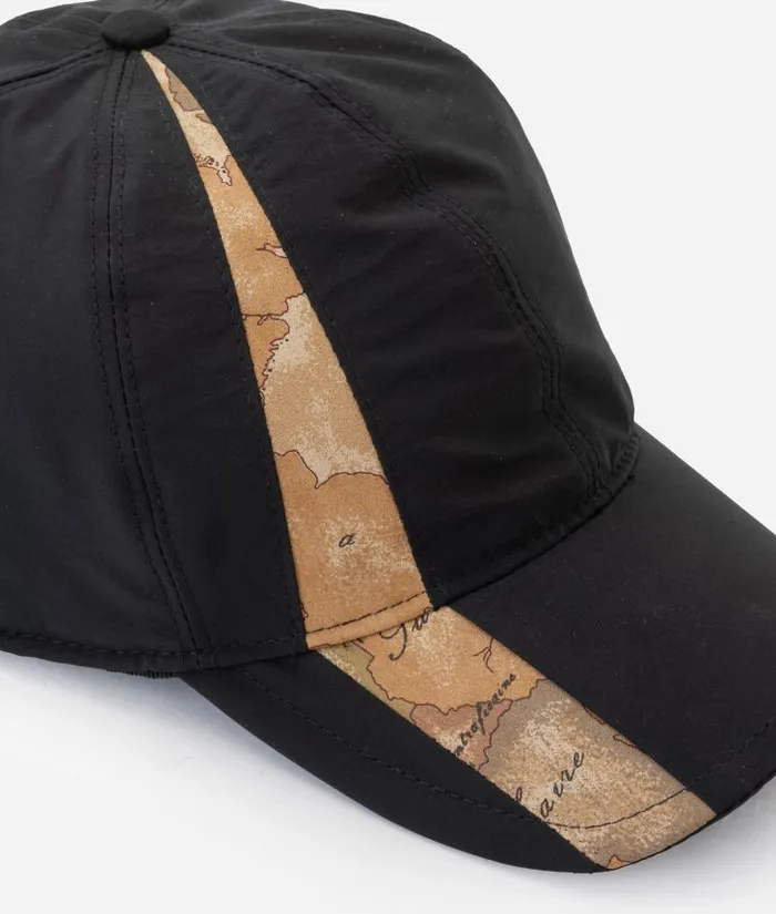 Baseball Cap Black Man Alviero Martini Scarves and Hats