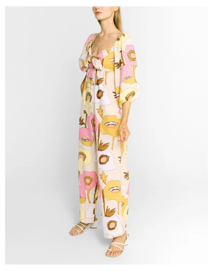 BEL KAZAN Juna Jumpsuit In Print Multi Women Madewell Jumpsuits and Overalls BEL KAZAN Juna Jumpsuit In Print Multi Women Madewell Jumpsuits and Overalls