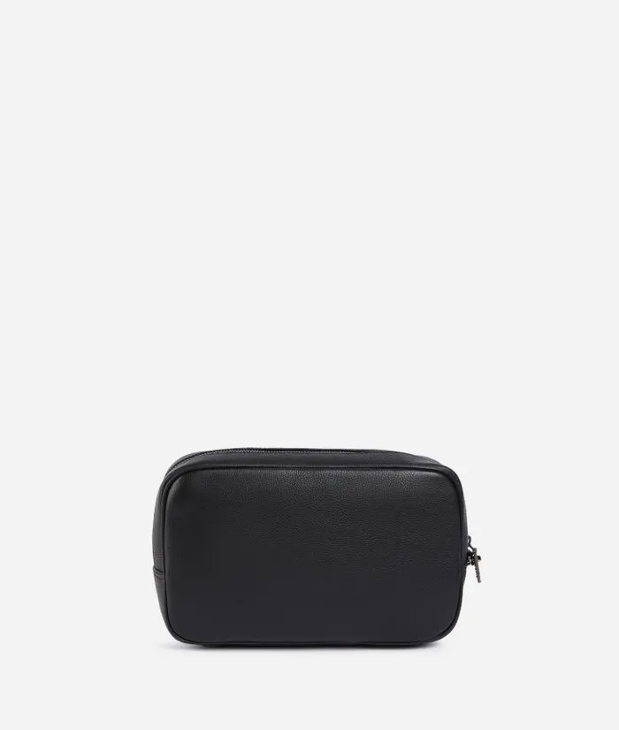 Beta Leather Carryall Case Black Man Alviero Martini Pouches and Toiletry Bags