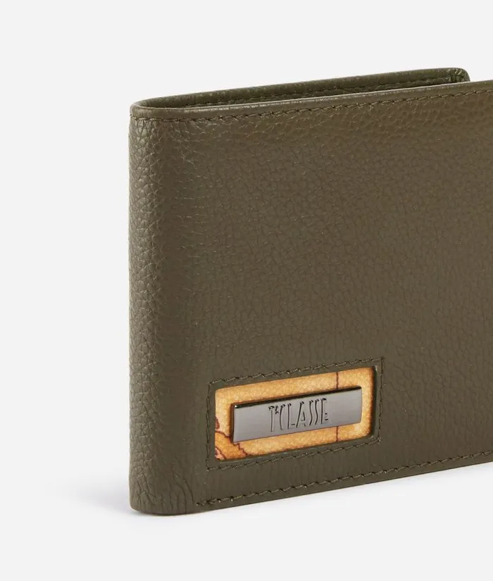 Beta Leather Small Wallet Military Green Man Alviero Martini Wallets