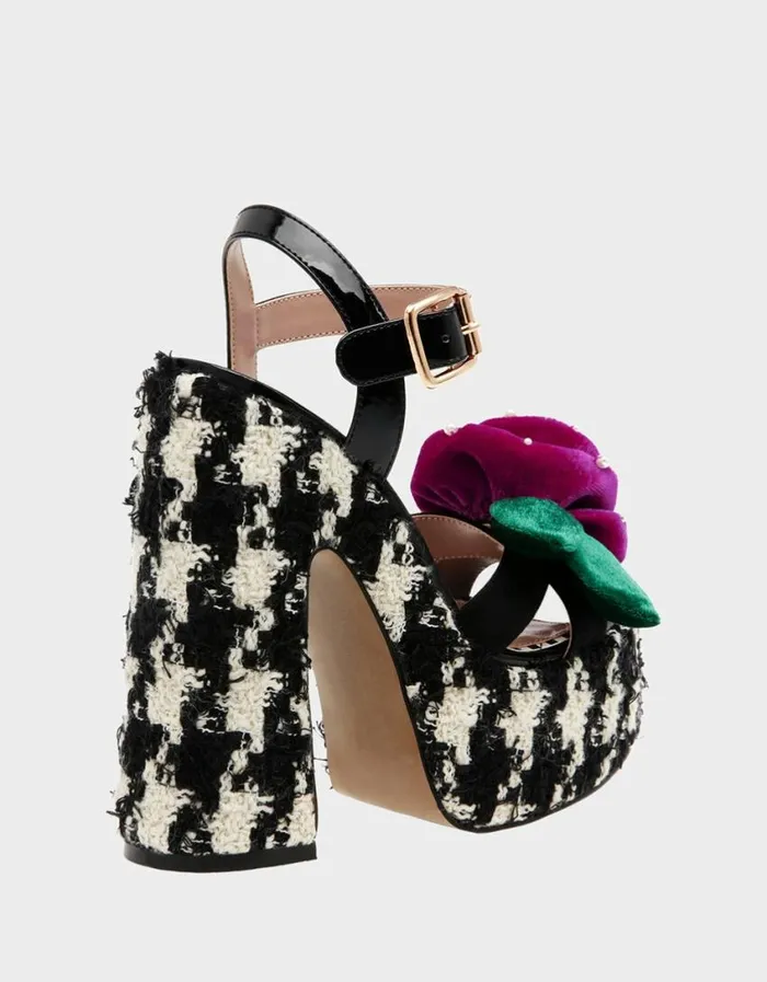 Betsey Johnson Women EUGENE BLACKWHITE Black White Betsey Johnson Women EUGENE BLACKWHITE Black White
