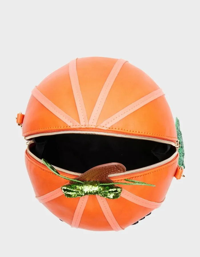 Betsey Johnson Women KITSCH PUMPKIN CROSSBODY ORANGE MULTI Betsey Johnson Women KITSCH PUMPKIN CROSSBODY ORANGE MULTI