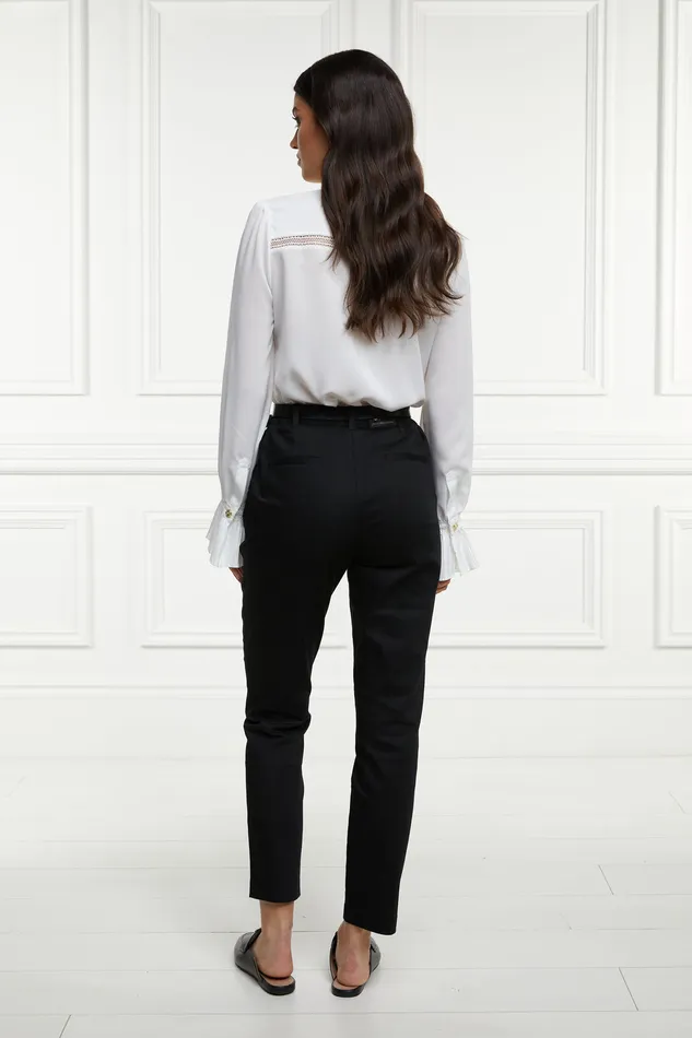 Bexley Cigarette Trouser Black Women Holland Cooper Trousers