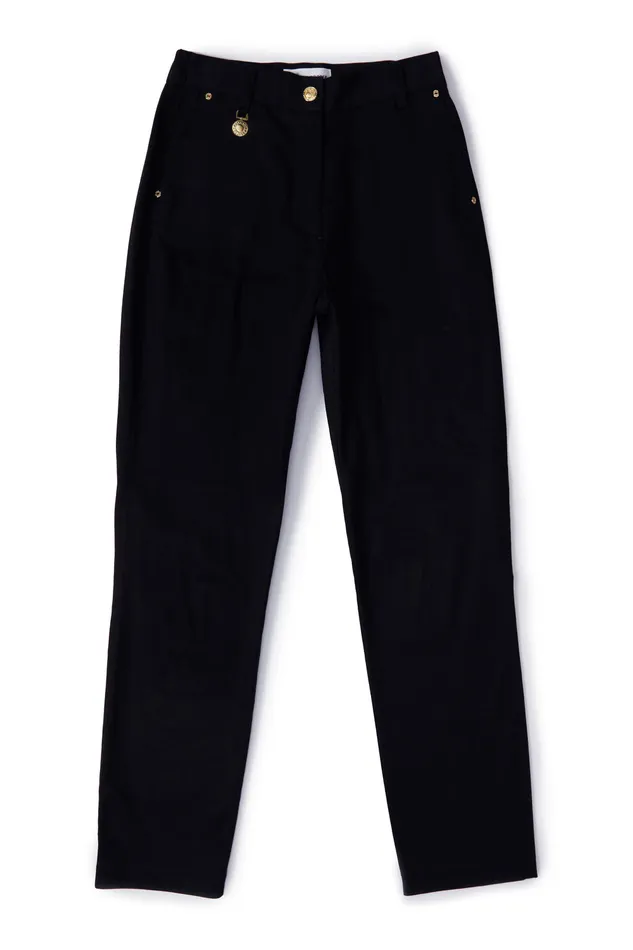 Bexley Cigarette Trouser Black Women Holland Cooper Trousers