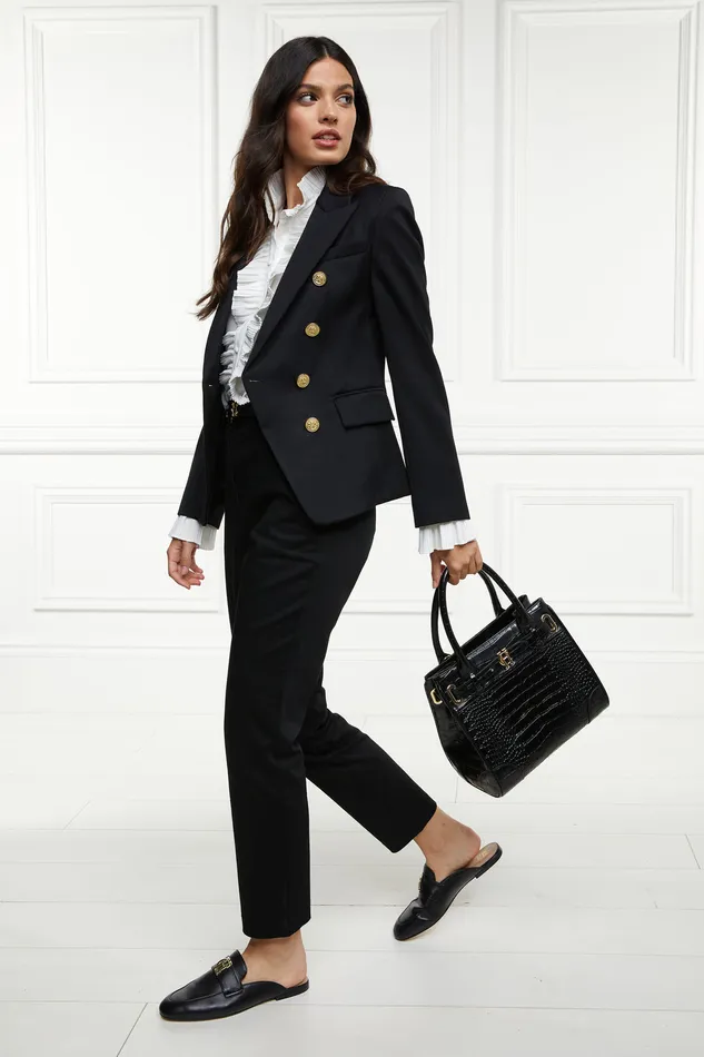 Bexley Cigarette Trouser Black Women Holland Cooper Trousers