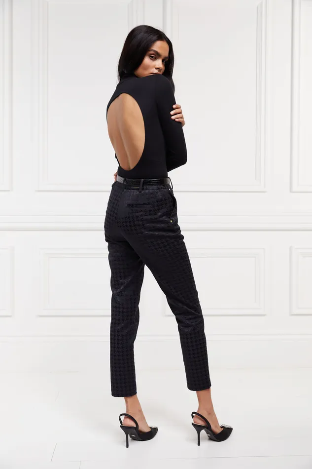 Bexley Tailored Trouser Houndstooth Jacquard Women Holland Cooper Trousers