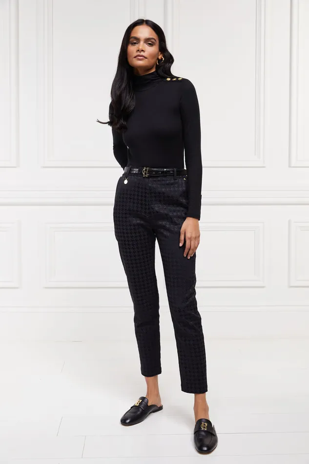 Bexley Tailored Trouser Houndstooth Jacquard Women Holland Cooper Trousers