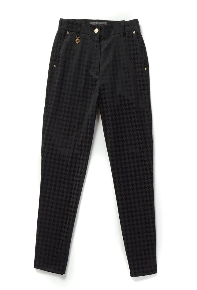 Bexley Tailored Trouser Houndstooth Jacquard Women Holland Cooper Trousers