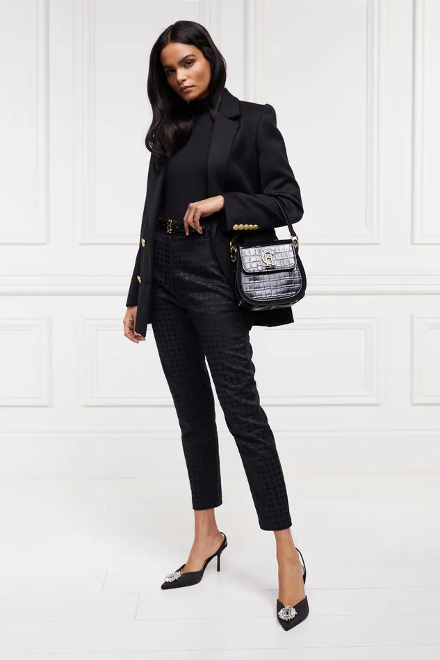 Bexley Tailored Trouser Houndstooth Jacquard Women Holland Cooper Trousers