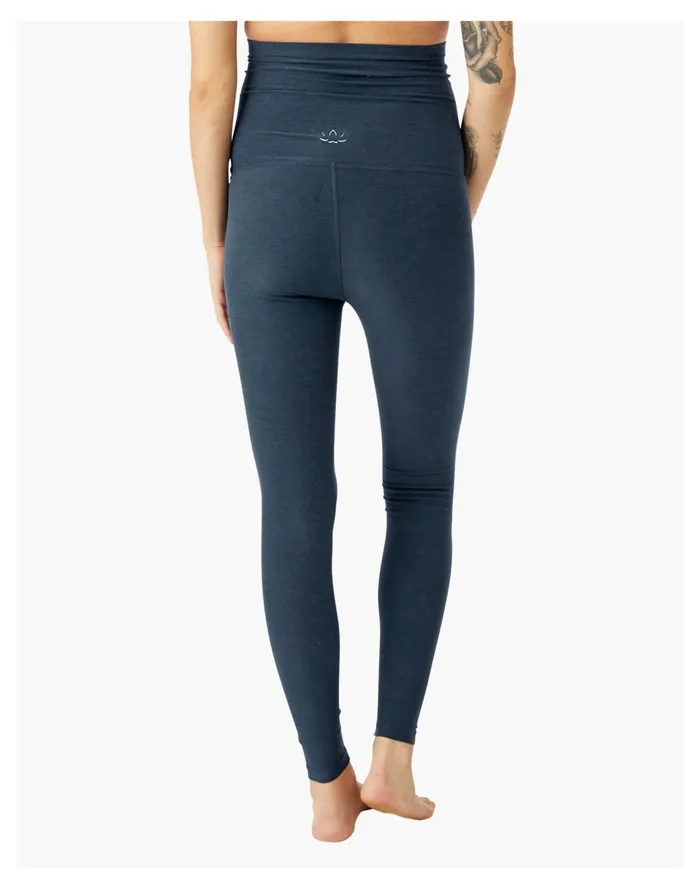 Beyond Yoga Spacedye Love The Bump Midi Maternity Legging Navy Women Madewell Activewear