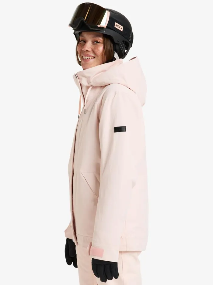 Billie 8211 Snow Jacket Pink Salt Women Roxy Jackets and Coats