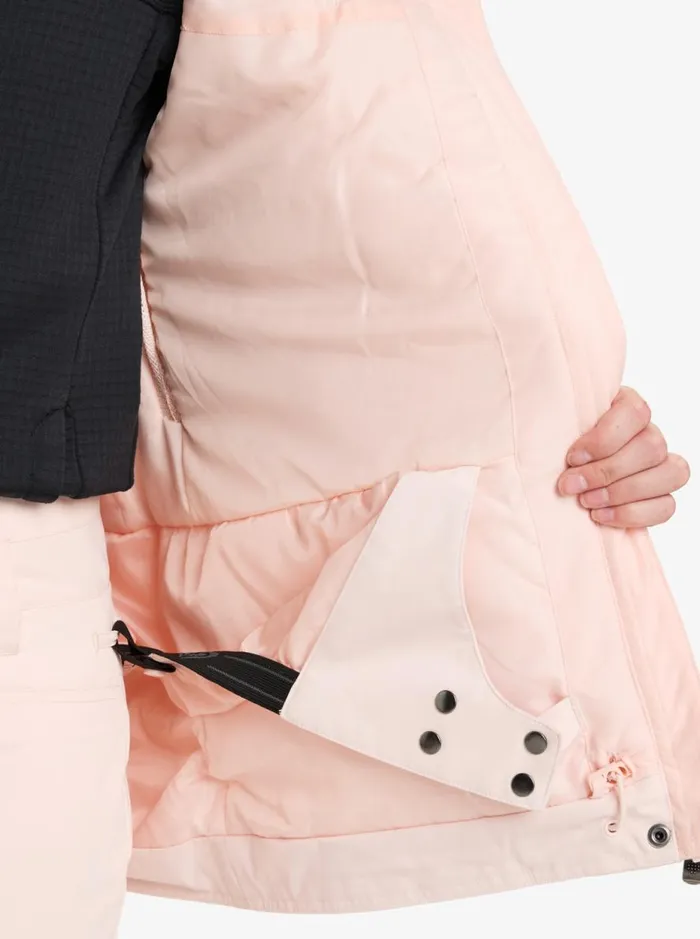 Billie 8211 Snow Jacket Pink Salt Women Roxy Jackets and Coats