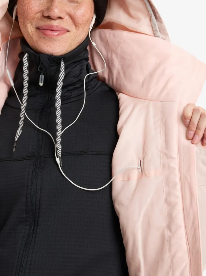 Billie 8211 Snow Jacket Pink Salt Women Roxy Jackets and Coats