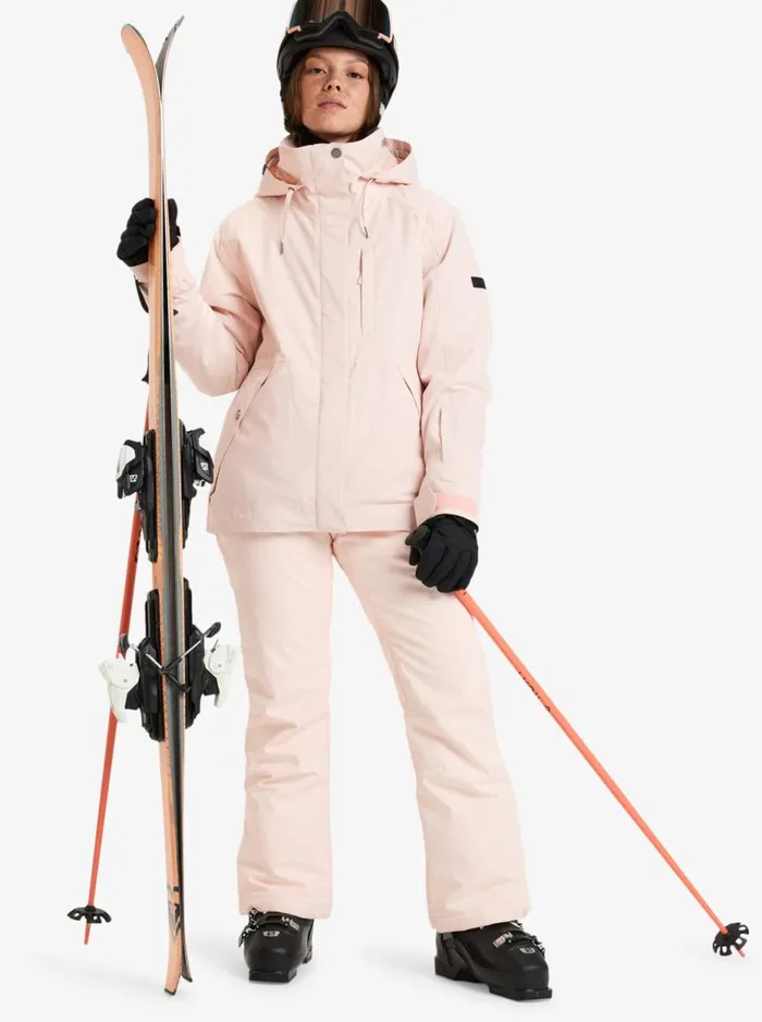 Billie 8211 Snow Jacket Pink Salt Women Roxy Jackets and Coats