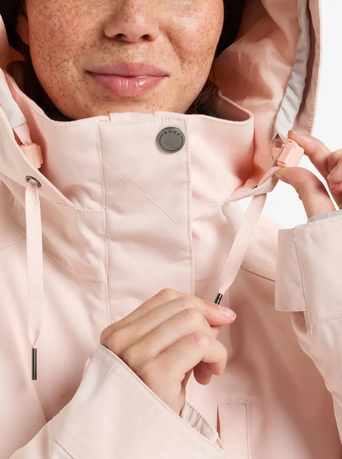Billie 8211 Snow Jacket Pink Salt Women Roxy Jackets and Coats