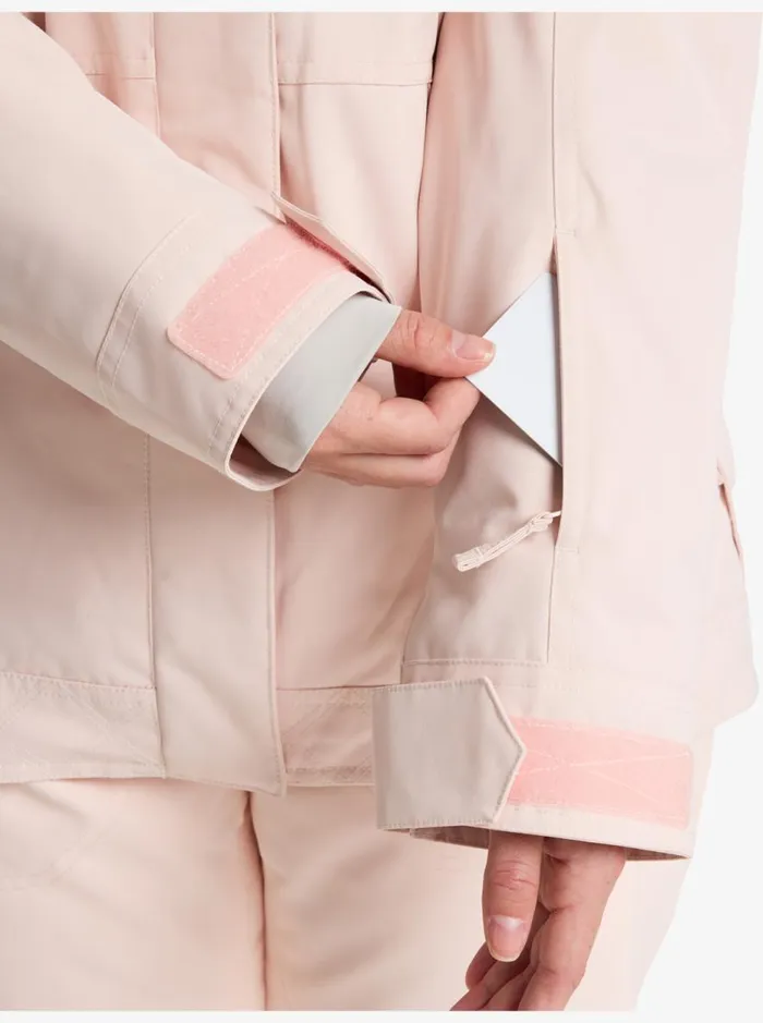 Billie 8211 Snow Jacket Pink Salt Women Roxy Jackets and Coats