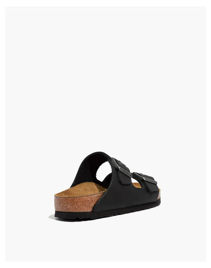 Birkenstock Arizona Sandals In Birko Flor True Black Women Madewell Sandals Birkenstock Arizona Sandals In Birko Flor True Black Women Madewell Sandals