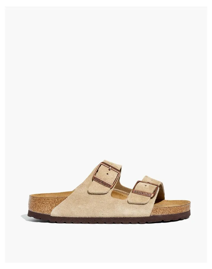 Birkenstock Arizona Soft Footbed Sandals In Nubuck Taupe Women Madewell Sandals Birkenstock Arizona Soft Footbed Sandals In Nubuck Taupe Women Madewell Sandals