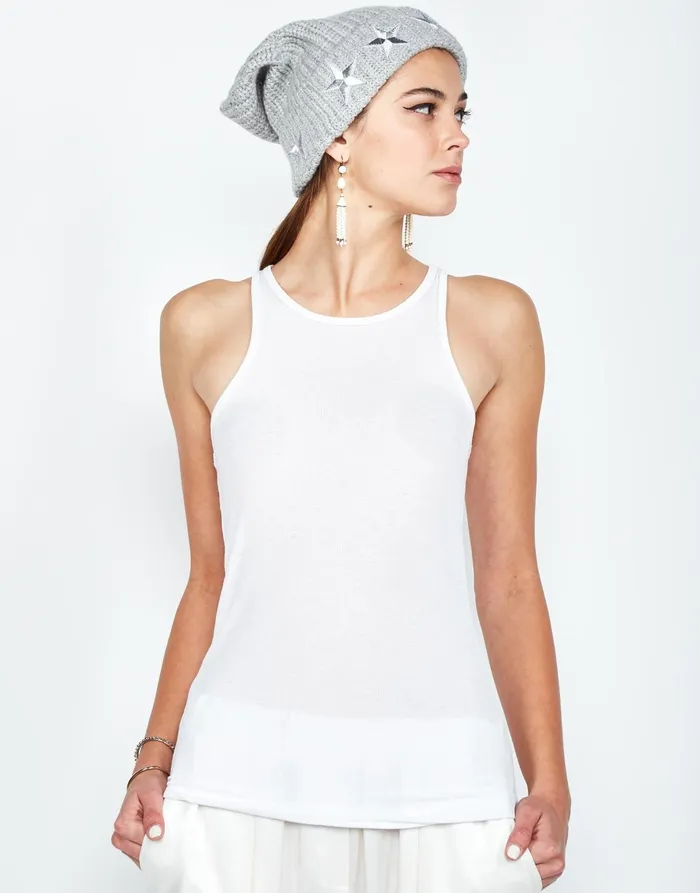 Blix Metallic Stars Heather Grey Women039s Lauren Moshi Sweaters and Knits