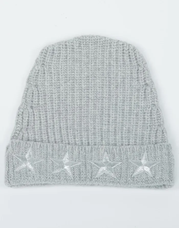 Blix Metallic Stars Heather Grey Women039s Lauren Moshi Sweaters and Knits