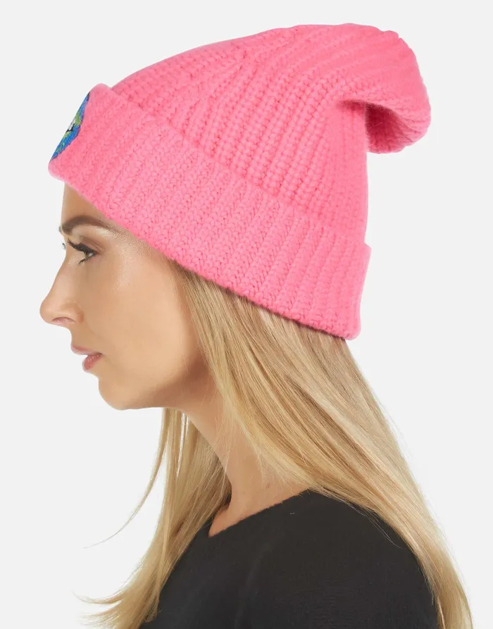 Blix World Peace Lips Neon Pink Women039s Lauren Moshi Sweaters and Knits