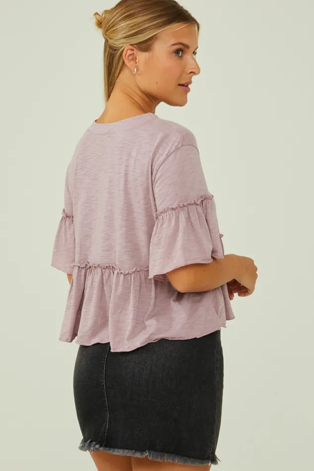 Blouses Women Altar8217d State Juniper Ruffle Top