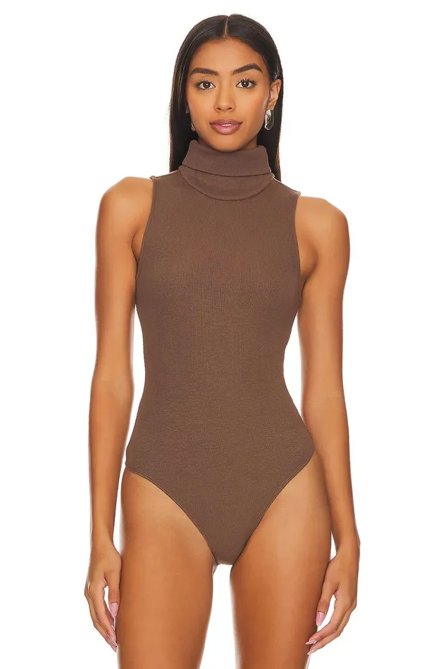 Blythe Bodysuit Dark Mocha Women Lovers Friends Tops