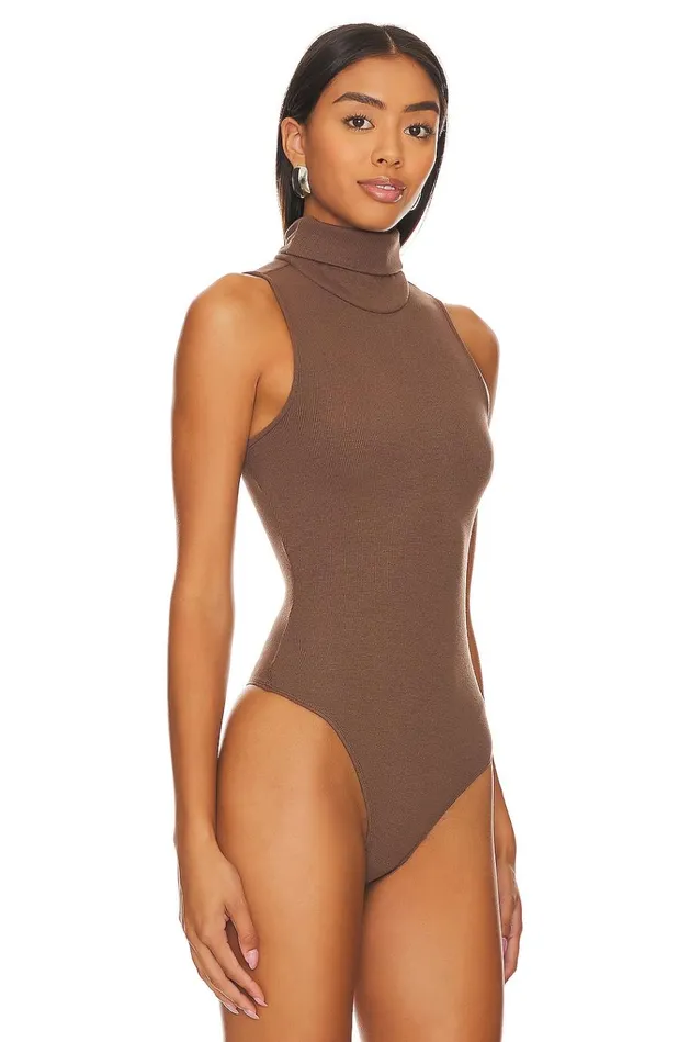 Blythe Bodysuit Dark Mocha Women Lovers Friends Tops