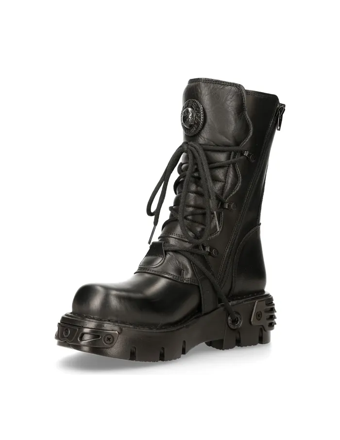 Boot Black Reactor M373S18 WomenMen Military New Rock Boot Black Reactor M373S18 WomenMen Military New Rock