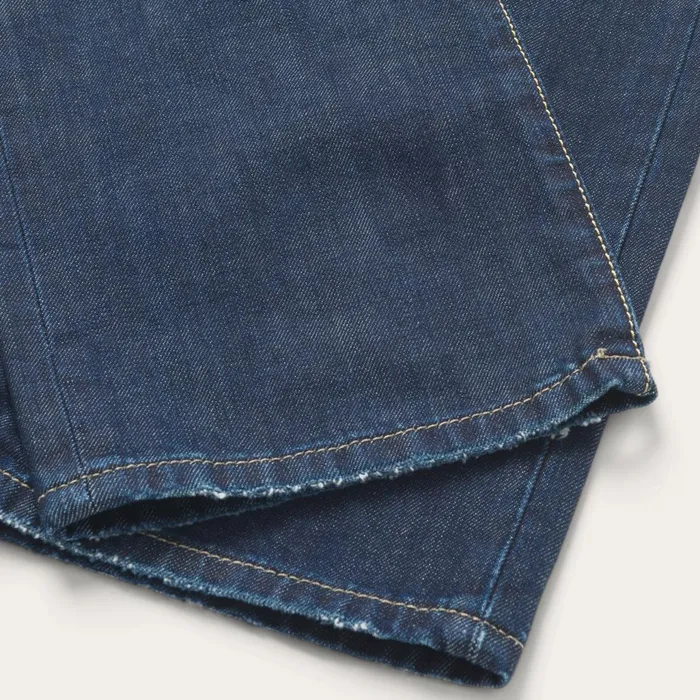 Boot Cut Men Stetson 1312 Fit Destructed Jeans Blue