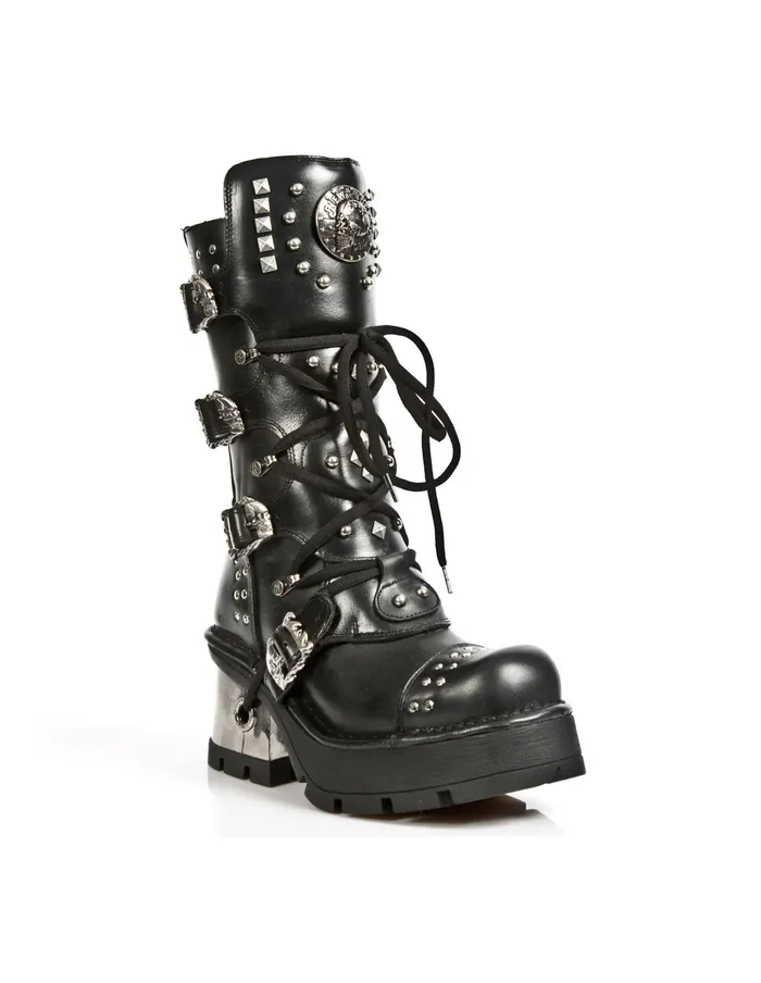 Boot Metallic M1029C1 Boots New Rock WomenMen Boot Metallic M1029C1 Boots New Rock WomenMen