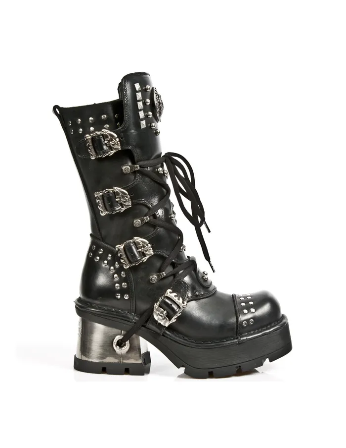 Boot Metallic M1029C1 Boots New Rock WomenMen Boot Metallic M1029C1 Boots New Rock WomenMen
