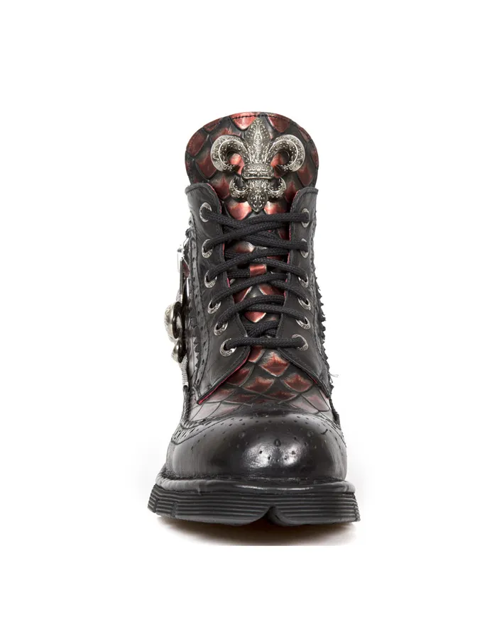 Boot Metallic MMili121C1 WomenMen Boots New Rock Boot Metallic MMili121C1 WomenMen Boots New Rock
