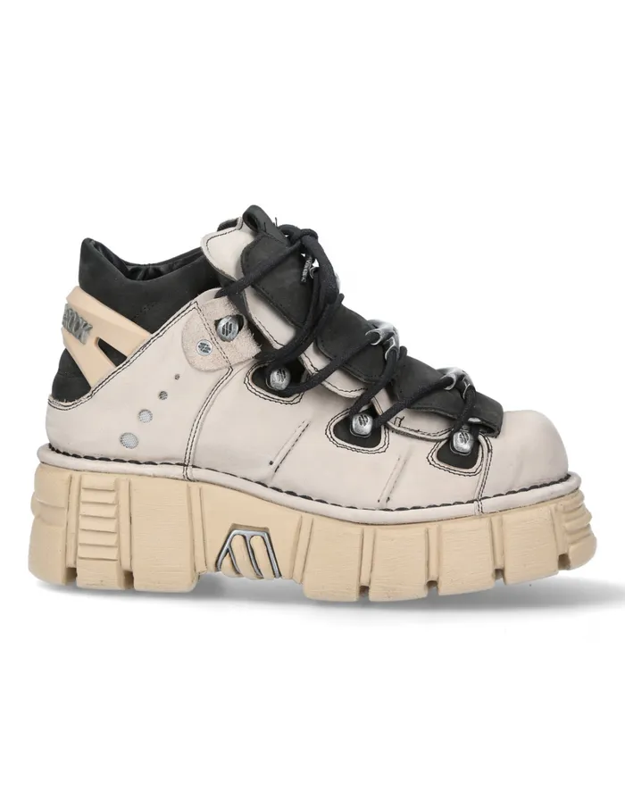 Booties New Rock WomenMen Shoe Metallic M106C17