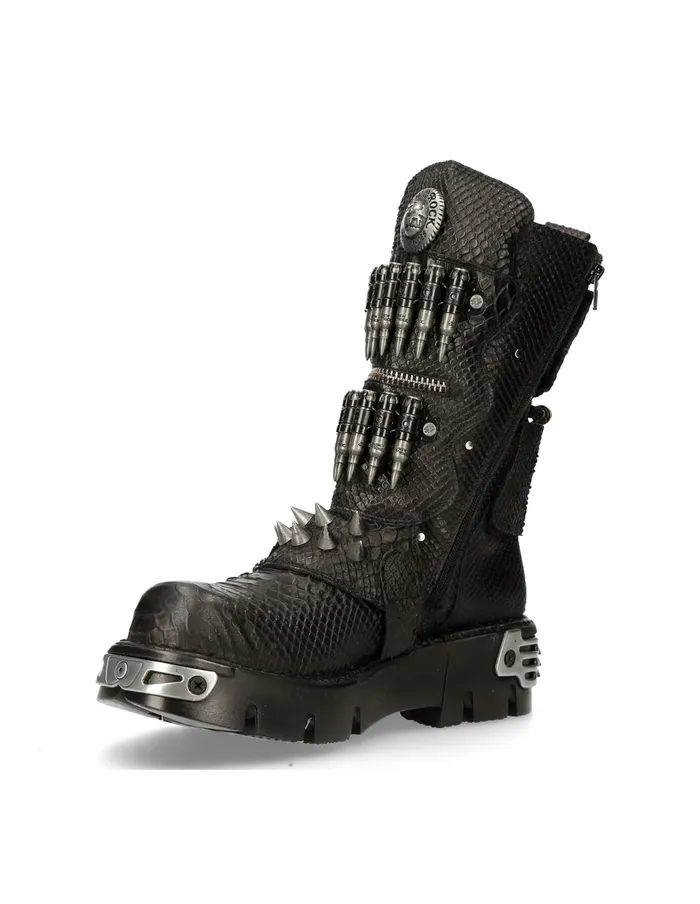 Boots New Rock WomenMen Boot Metallic M301C2