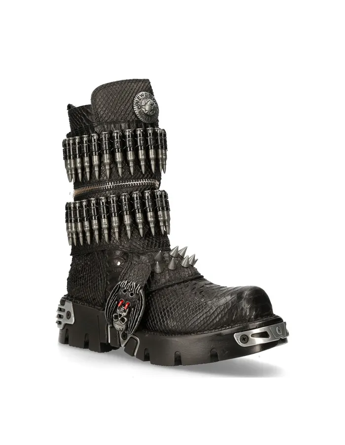Boots New Rock WomenMen Boot Metallic M301C2