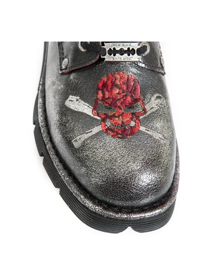 Boots New Rock WomenMen Boot Metallic MNewmili85C7 Boots New Rock WomenMen Boot Metallic MNewmili85C7
