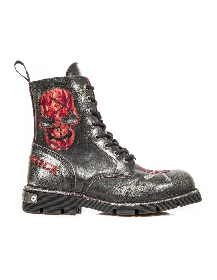 Boots New Rock WomenMen Boot Metallic MNewmili85C7 Boots New Rock WomenMen Boot Metallic MNewmili85C7