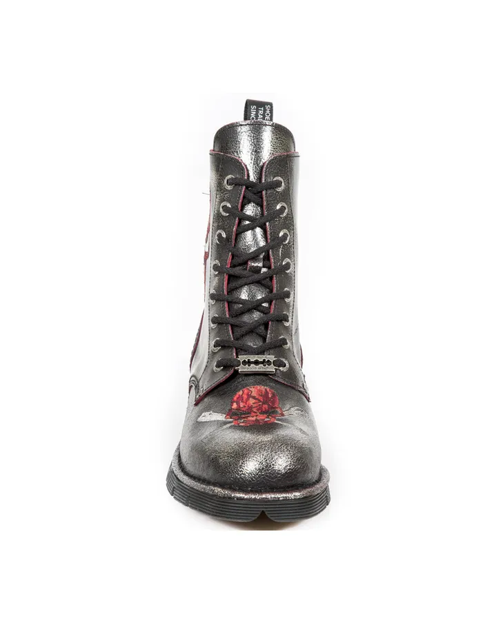 Boots New Rock WomenMen Boot Metallic MNewmili85C7 Boots New Rock WomenMen Boot Metallic MNewmili85C7