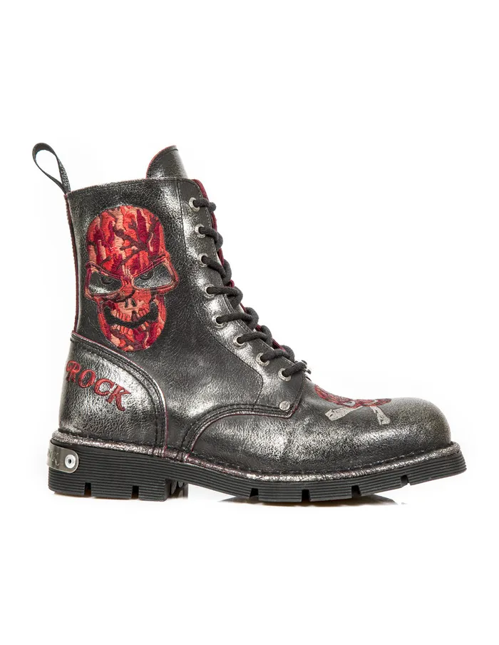 Boots New Rock WomenMen Boot Metallic MNewmili85C7 Boots New Rock WomenMen Boot Metallic MNewmili85C7