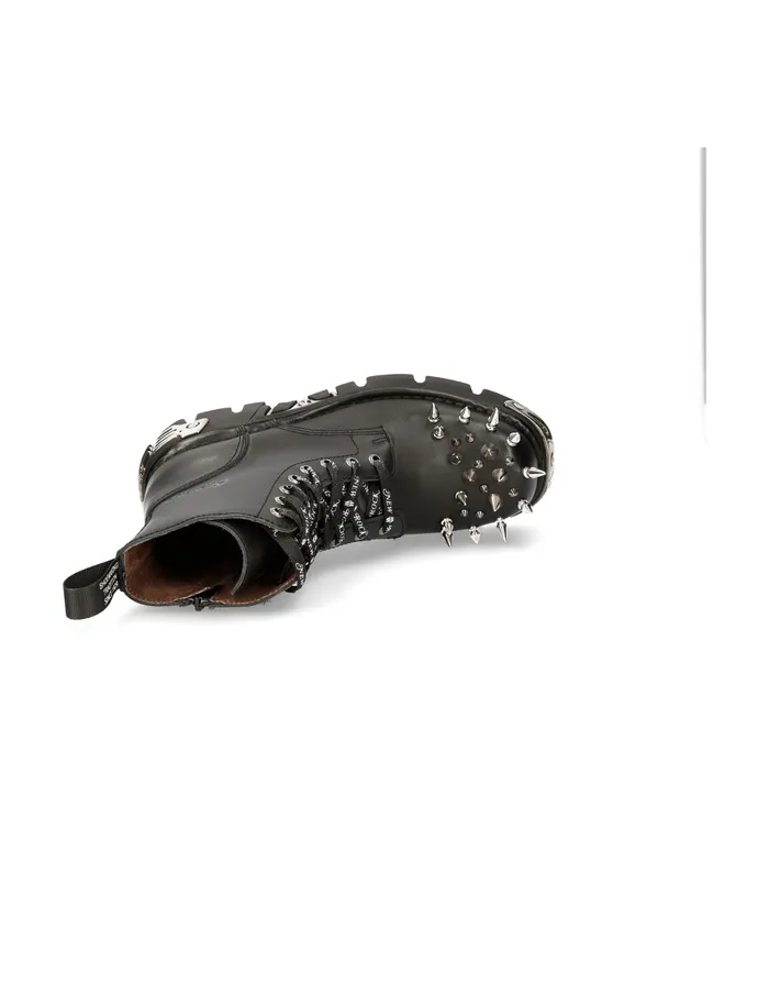 Boots New Rock WomenMen Metallic MMili084conolaceC1