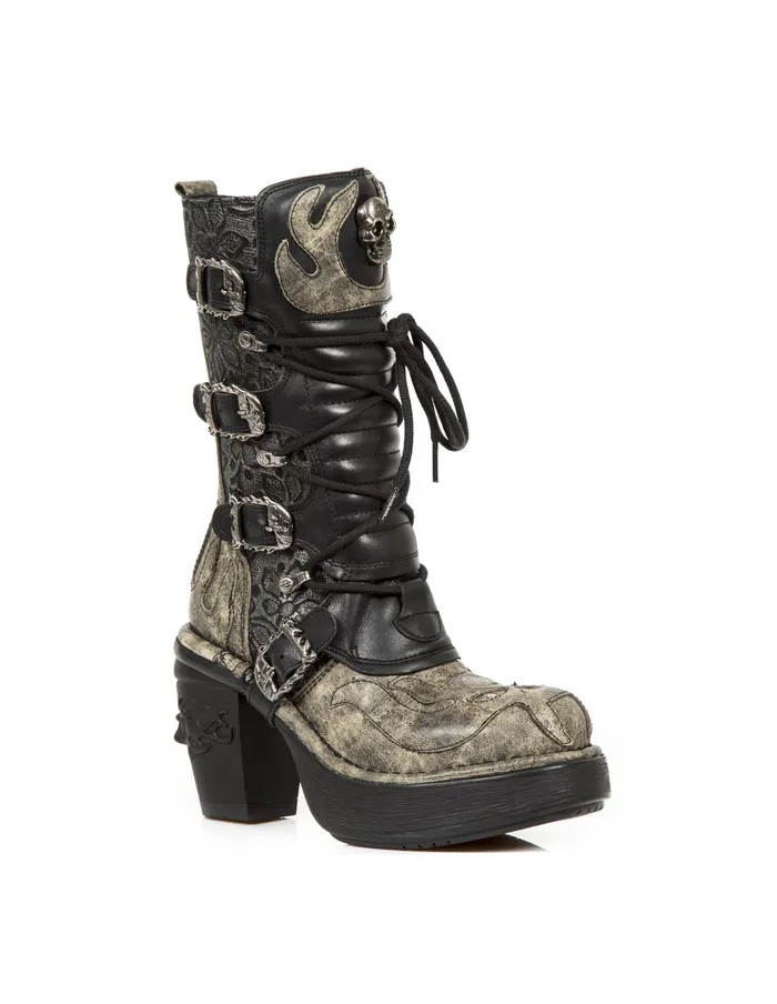 Boots New Rock Women Metallic M8373Cz4 Boots New Rock Women Metallic M8373Cz4