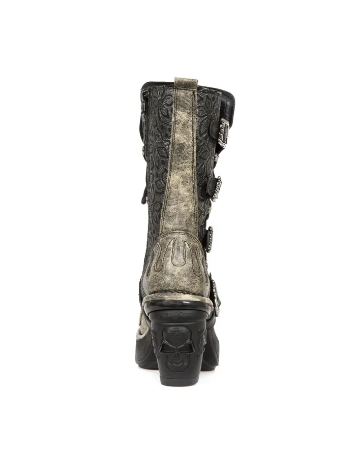Boots New Rock Women Metallic M8373Cz4 Boots New Rock Women Metallic M8373Cz4