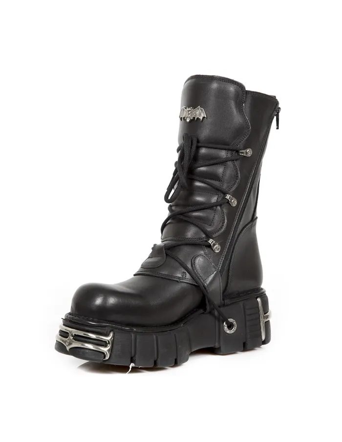 Boots WomenMen New Rock Ankle Boot Metallic M1520C1