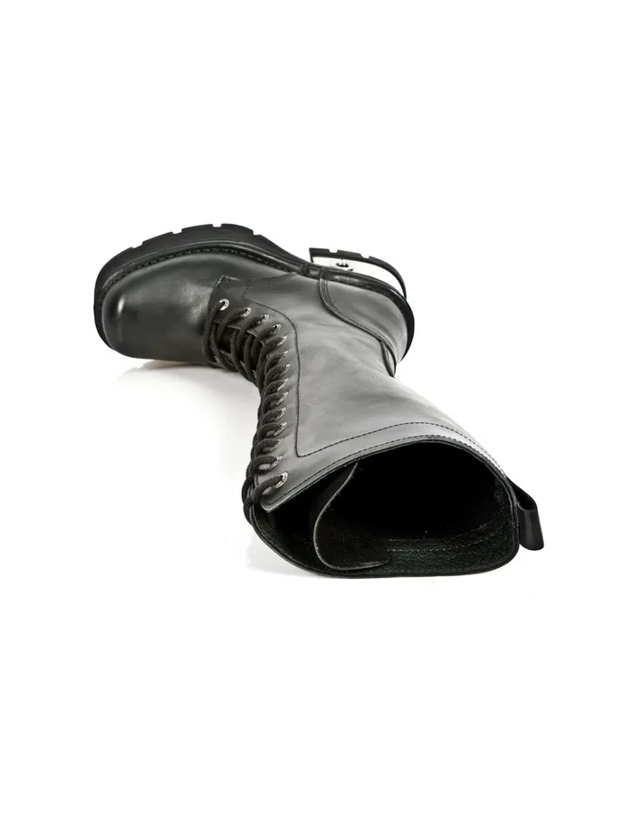 Boots WomenMen New Rock High Boot Metallic M237C1
