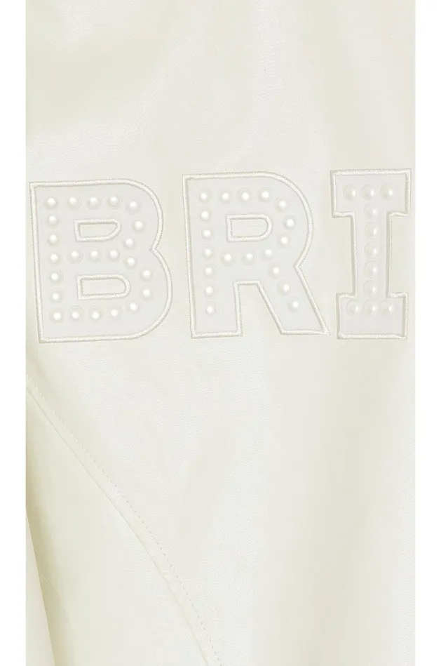 Bride Moto Jacket Bright White Women Lovers Friends Jackets and Coats