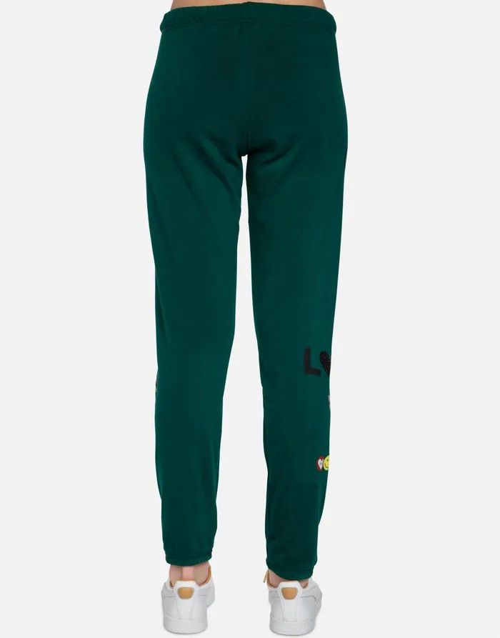 Brynn 1 Love Heather Grey Women039s Lauren Moshi Long Sweatpants