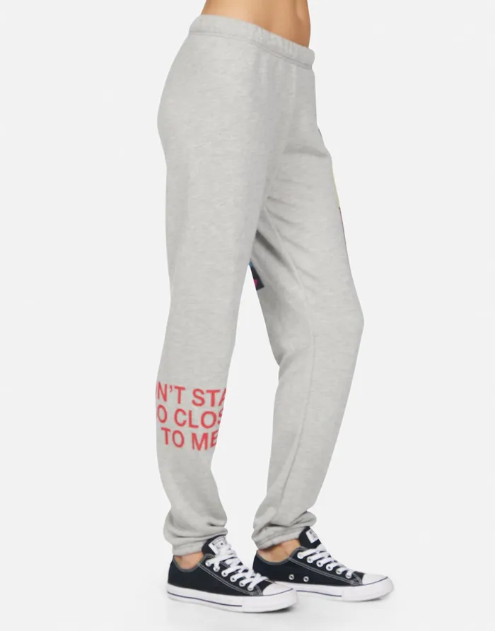 Brynn The Police Don039t Stand Heather Grey Women039s Lauren Moshi Long Sweatpants