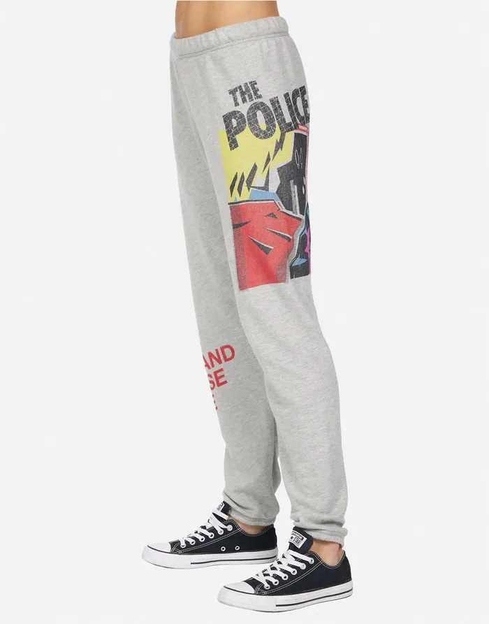 Brynn The Police Don039t Stand Heather Grey Women039s Lauren Moshi Long Sweatpants